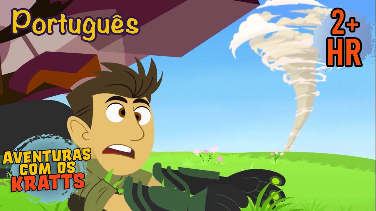 Um tornado nas pradarias americanas [episódios completos] Aventuras com os Kratts