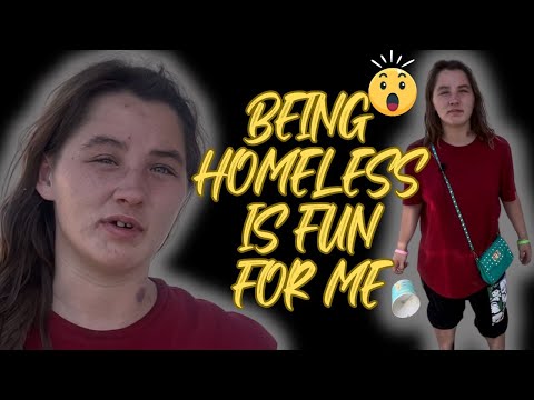 young homeless girl Michaela interview