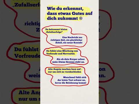 3 Zeichen, dass das Universum dich beschenkt #manifestation #affirmationen #energie