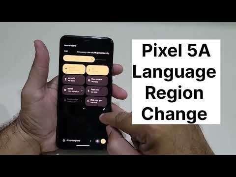 pixel 5a language and region change