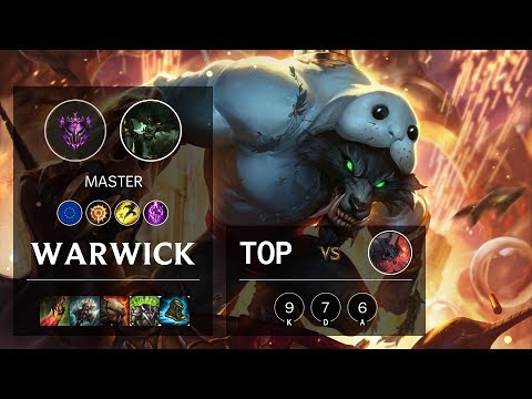Warwick Top vs Aatrox - EUW Master Patch 10.7