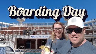 Ruby Princess - Alaska Cruise - Embarkation and Sea Days | San Francisco Pier 27, Boarding Day