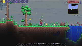 Terraria_An angry dandelion attacks.