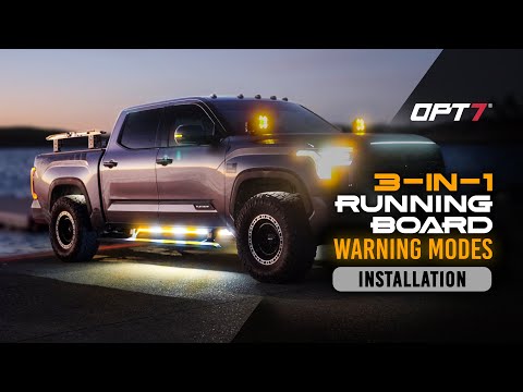 [HOW TO] Install OPT7 Sidekick Running Board with Warning LED Bars | Ideal for Emergency Vehicles