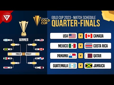 Match Schedule Quarter-Finals CONCACAF Gold Cup 2023