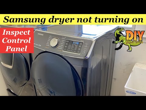 Samsung dryer not turning on - Inspect Control Panel