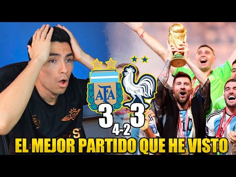 A COLOMBIAN'S REACTION TO ARGENTINA CHAMPIONS - ARGENTINA 3 - 3 FRANCE (4-2)