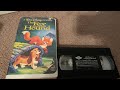 Opening To The Fox And The Hound 1994 VHS