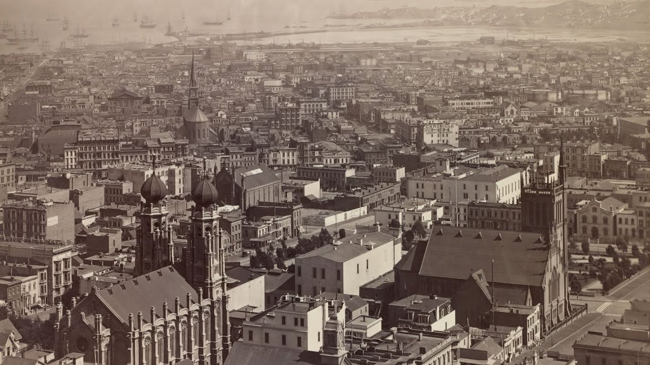 No one can explain the first panoramic photograph of San Francisco (1878)