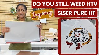Layering A Sexy Ghost with the New Siser Pure HT | Is it worth it to still Layering HTV VS DTF?