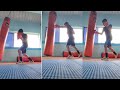 Amateur hitting the heavy bag | Boxing