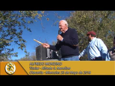 23-05-18 Nota Alfredo Mondino - Alfredo S. Mondino - Olavarria.