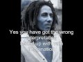 Bob Marley - Stiff Necked Fools (with lyrics)