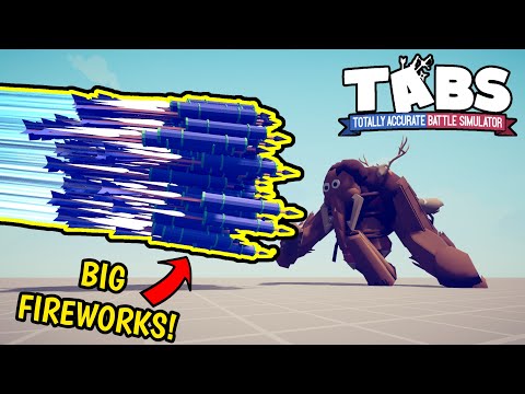 FIREWORK ARHCER GOD vs UNITS - Totally Accurate Battle Simulator | TABS