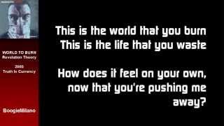 Revelation Theory   World to Burn   With Lyrics on Screen