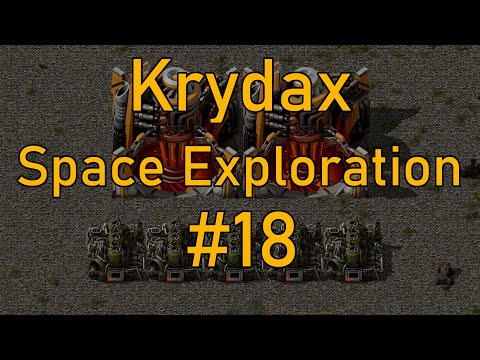 Factorio 1.1 Space Exploration #18 - Vulcanite outpost on an alien planet