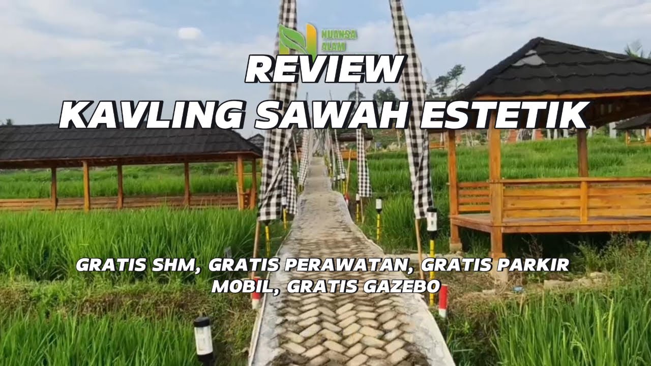 Kavling Sawah Produktif SHM Nuansa Alam Golden View