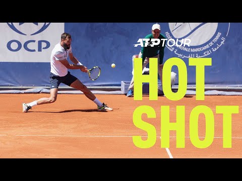 Теннис Hot Shot: Paire Crafts Brilliant Lob In Marrakech 2019