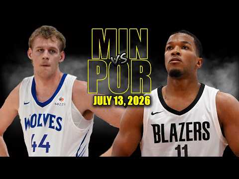 Minnesota Timberwolves vs Portland Trail Blazers Full Game Highlights - July 13, 2026