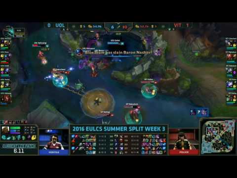 LoL Highlights VIT vs UOL G2   LCS EU Summer 2016 16 06 2016   Team Vitality vs Unicorns of Love