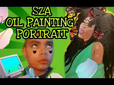 SZA Oil Painting Portrait