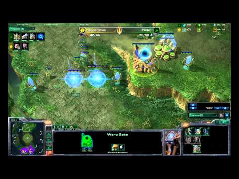(HD) g3p1 Spanishiwa vs Perfect shattered temple Starcraft 2