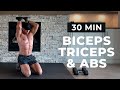 30 Minute Abs Arms Workout With Dumbbells