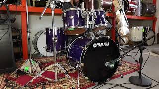 Video thumbnail for Yamaha Beech Custom "Blueberry" Drum Set by Hawthorne Drum Shop