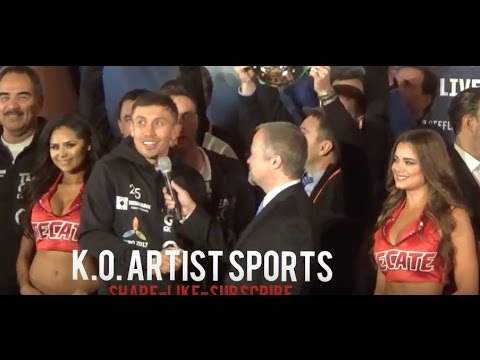 GGG MIGHT LET JACOBS GET SOME FREE SHOTS!!! FINAL COMMENTS BY BOTH WARRIORS!