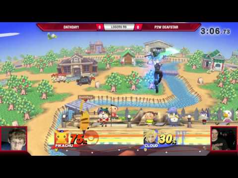 VS Weekly 6/22/17 - Losers R6 - Dath (Pika/Robin) vs. Deafstar (Cloud) - Smash 4