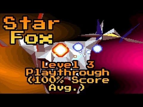 Star Fox (SNES): Level 3 Playthrough (100% Score Average)