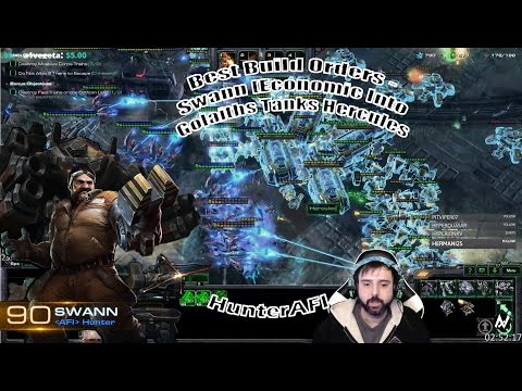 Co-Op Best Build Orders Swann [Economic into Tanks Goliaths Hercules]