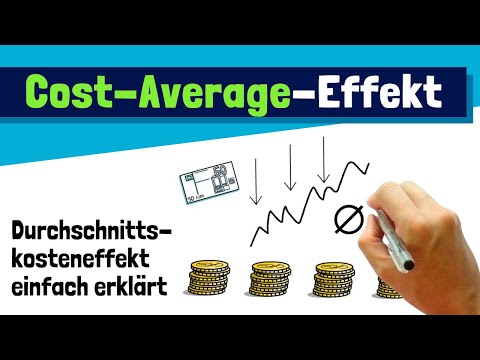 Was ist der Cost-Average-Effekt? Durchschnittskosteneffekt einfach erklärt