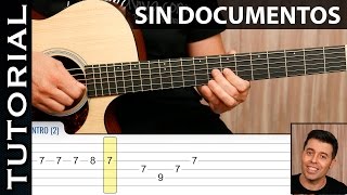 Cómo tocar SIN DOCUMENTOS de Los Rodriguez en guitarra acordes