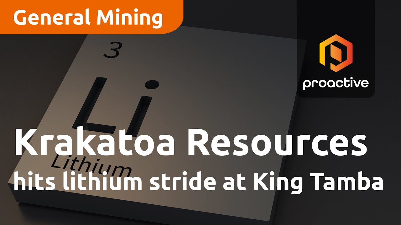 Krakatoa Resources hits lithium stride at King Tamba
