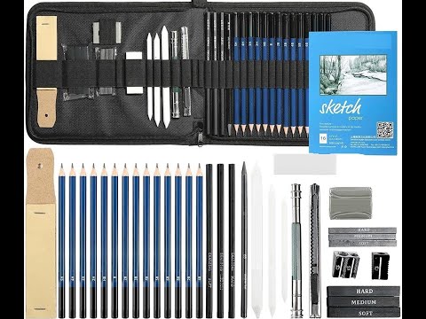 Black Wood 35 Pc Sketching Kit Drawing Pencils for Artists Kit, Packaging  Size: 20 X 10 X 5 Centimeters