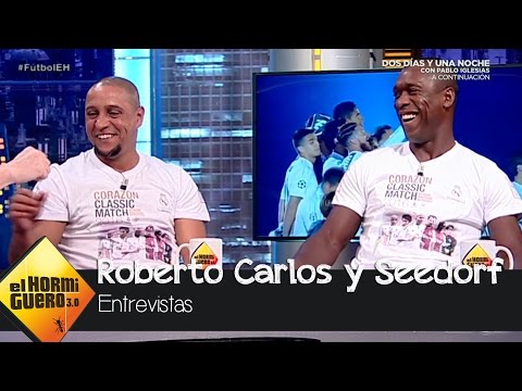 Roberto Carlos "rompe a llorar" al hablar de su amigo Seedorf - El Hormiguero 3.0