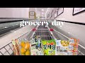 Korean Grocery Haul Trying Wasabi Crab Chips Sujebi Old School Bakery