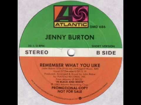 Jenny Burton - Remember What You Like (Short Version)  (80`s+Freestyle!)