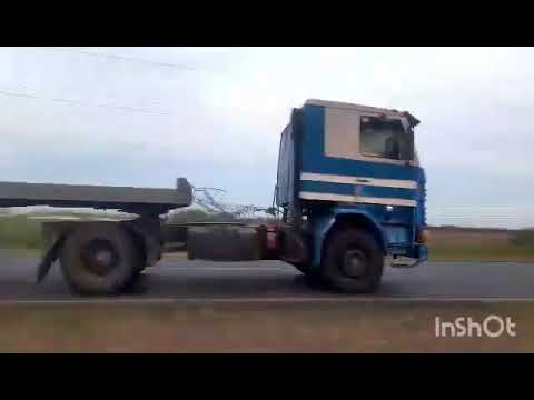CAMIONES EN RUTA PROV. 1, SAN FRANCISCO , CORDOBA , ARGENTINA , VIDEO 376