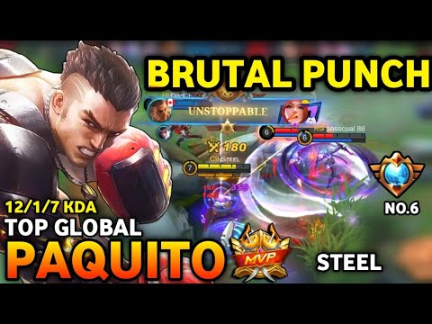 PAQUITO BEST BUILD 2022 | TOP GLOBAL PAQUITO GAMEPLAY | MOBILE LEGENDS✓