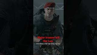 Major krauser kill Luis II #srqgaming #residentevil4remake #gamerchannel #shortsvideo