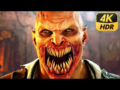 Mortal Kombat 1 How Baraka Got Infected And Became A Monster With Sharp Teeth Scene (4K Ultra HDR)