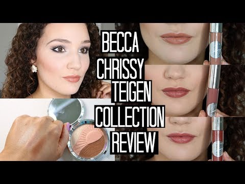 NEW BECCA x Chrissy Endless Summer Glow Collection Review, Swatches, Tutorial