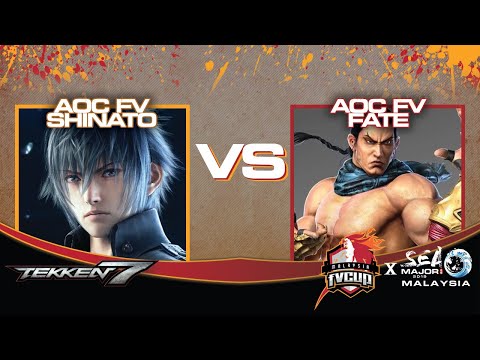 #FVXSEAM2019 #TEKKEN 7 TOP 8 AOC FV SHINATO vs AOC FV FATE