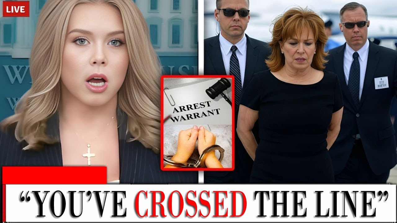Joy Behar ARRESTED at Airport Trying to Flee the Country After $50M Lawsuit–Karoline Leavitt Reacts!
