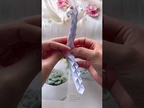 Are you still folding ordinary paper cranes? This angel-winged paper crane is quickly arranged for