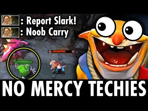 OMG The Slark will delete his DOTA after This! No Mercy Techies Nonstop Bullying | Techies Official