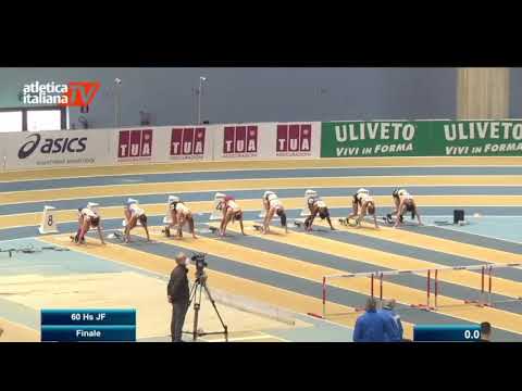 60 metri ostacoli junior finale Campionati italiani juniores e promesse indoor 2022