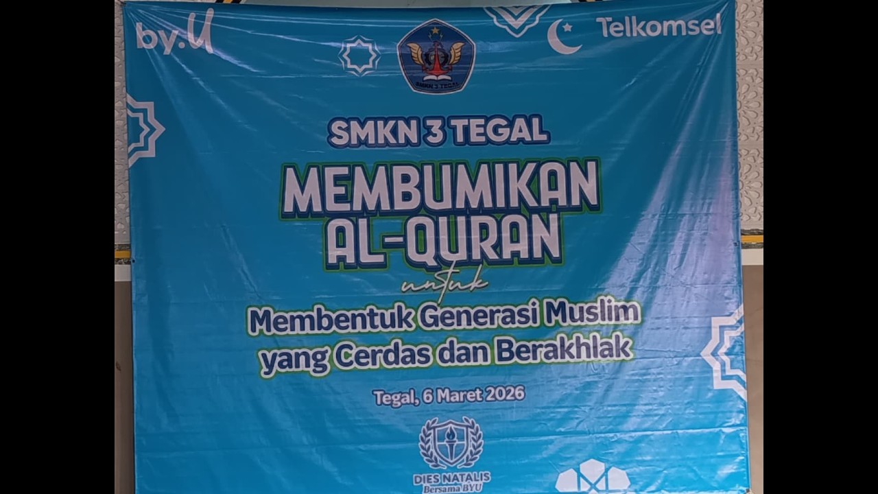 Peringatan Nuzulul Qur'an di SMK Negeri 3 Tegal Tahun 1447 H